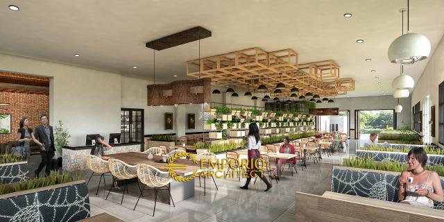 Desain Interior 1 Restoran Modern 1 Lantai Bapak Ahmad di Karawang, Jawa Barat