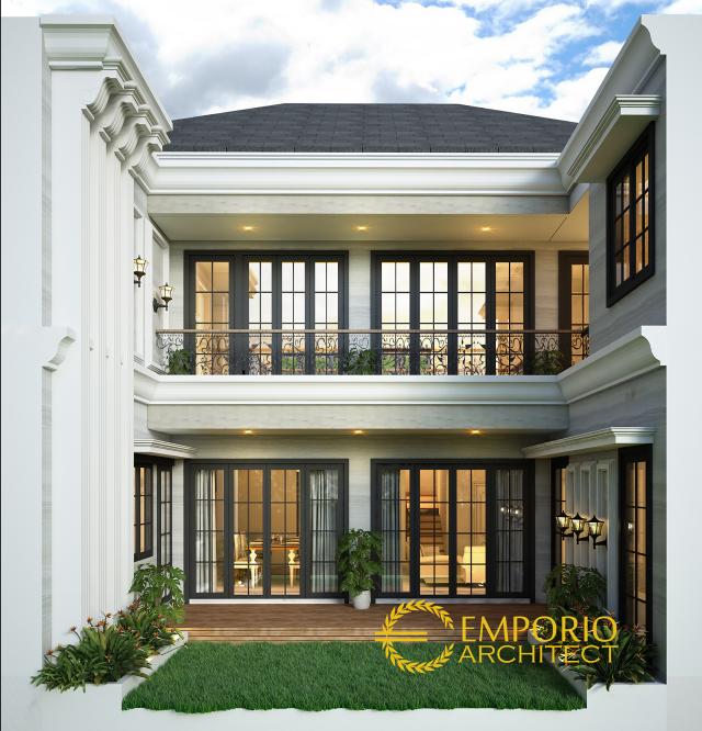 Gambar 3 Desain Rumah Classic 2 Lantai Bapak Fadhil di  Karawang, Jawa Barat