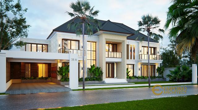 Desain Rumah Villa Bali 2 Lantai Bapak Yudi di  Kutai Kartanegara