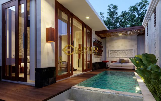 Desain Exterior 5 Apsara Villa Style Villa Bali 1 Lantai di Badung, Bali