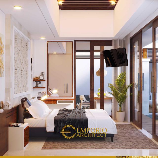 Desain Kamar Tidur Villa 1 Apsara Villa Style Villa Bali 1 Lantai di Badung, Bali