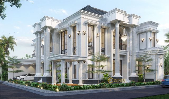 Desain Rumah Classic 2 Lantai Bapak Tony di Malang, Jawa Timur