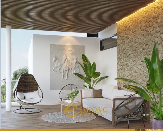 Desain Moon Deck Villa dan Ruko Bapak Yan di Pecatu, Badung, Bali