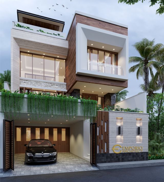 Desain Rumah Modern 2 Lantai Bapak Vendi di Petitenget, Badung, Bali