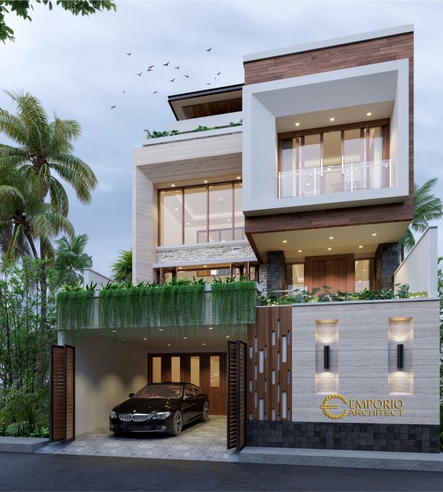 Desain Rumah Modern 2 Lantai Bapak Vendi di Petitenget, Badung, Bali