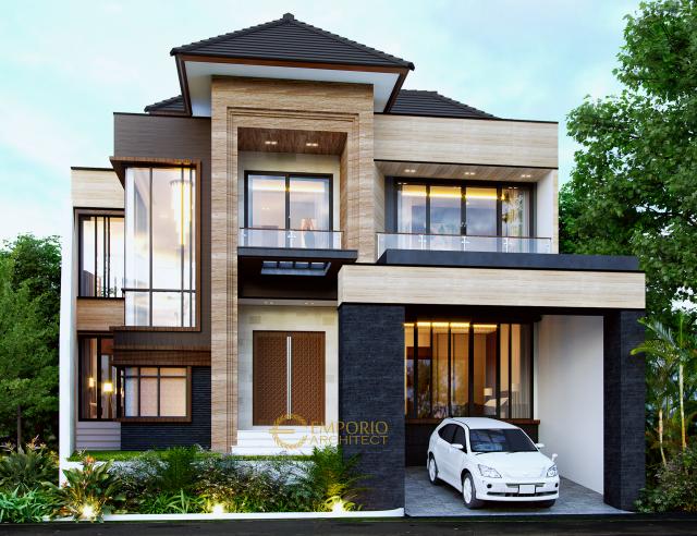 Desain Rumah Modern 2 Lantai Bapak Kiki di  Semarang, Jawa Tengah