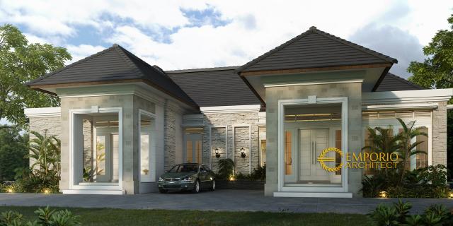 Desain Rumah Classic 2 Lantai Ibu Winda di  Sumatera Barat