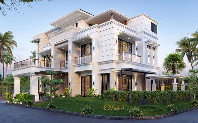 Gambar 3 Desain Rumah Hook Classic 3 Lantai Bapak Herry di  Tangerang, Banten