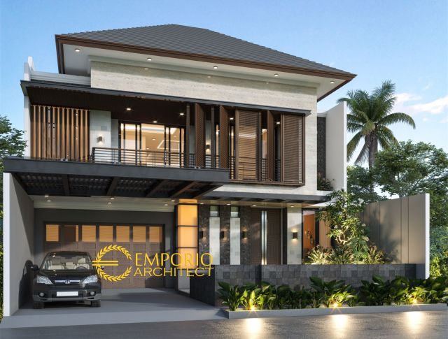 Desain Rumah Modern 2 Lantai Bapak Kevin di Tangerang, Banten