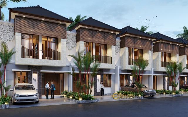 Desain Tipe C 6x12 Night Perumahan Villa Bali The Wimala by Gemintang Land di Tangerang Selatan, Banten