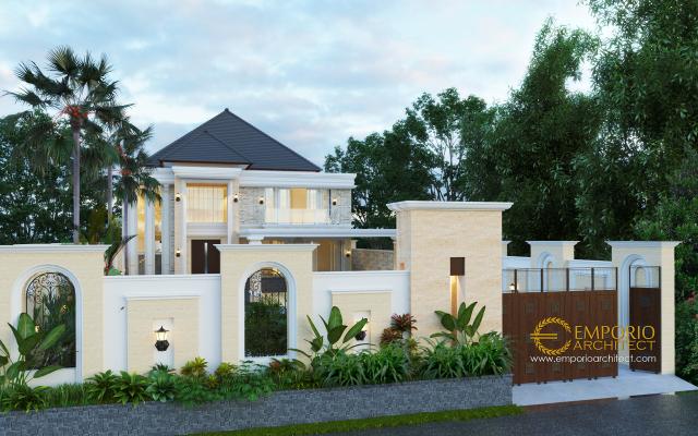 Desain Rumah Classic 2 Lantai Bapak Gatot di Yogyakarta