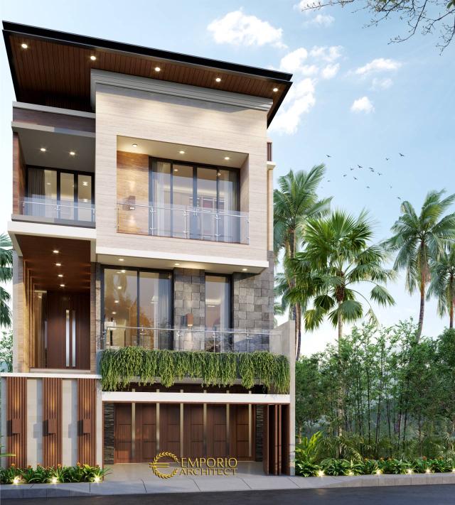 Desain Rumah Modern 3 Lantai Bapak Aprian di Yogyakarta